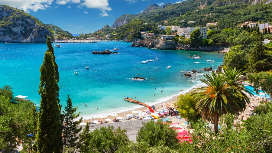 Wyspa Korfu na wakacje - Paleokastritsa